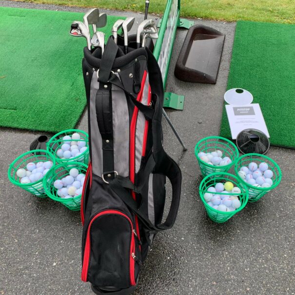 golftralle og baller 1