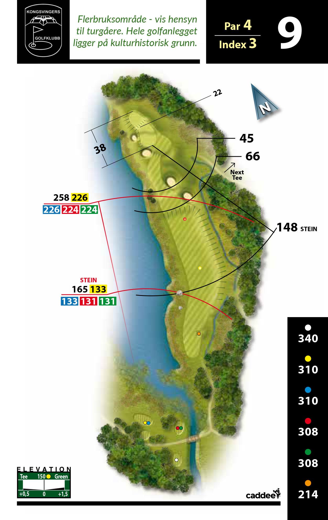 Hull 9 – Kongsvingers Golfklubb